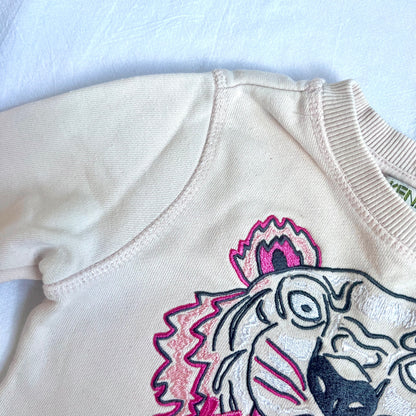 (Pre-loved) KENZO Pink Tiger Sweater 粉紅色長袖衛衣 3Y