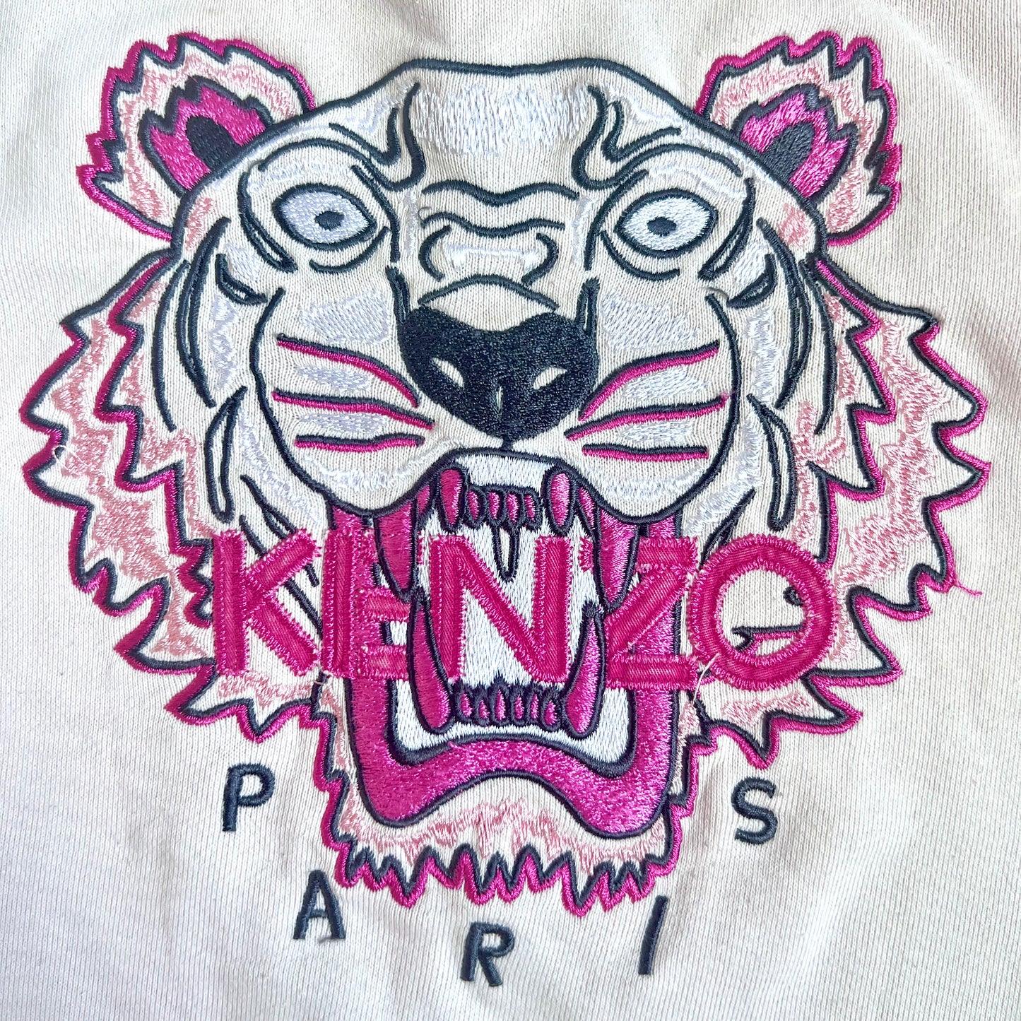 (Pre-loved) KENZO Pink Tiger Sweater 粉紅色長袖衛衣 3Y