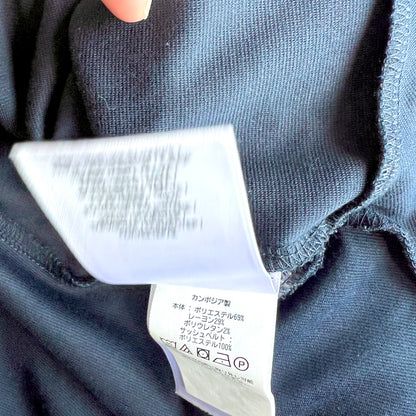 (Pre-loved) Polo Ralph Lauren Navy Blue Dress with Pink Belts 女童深藍色長袖裙連身裙 3T