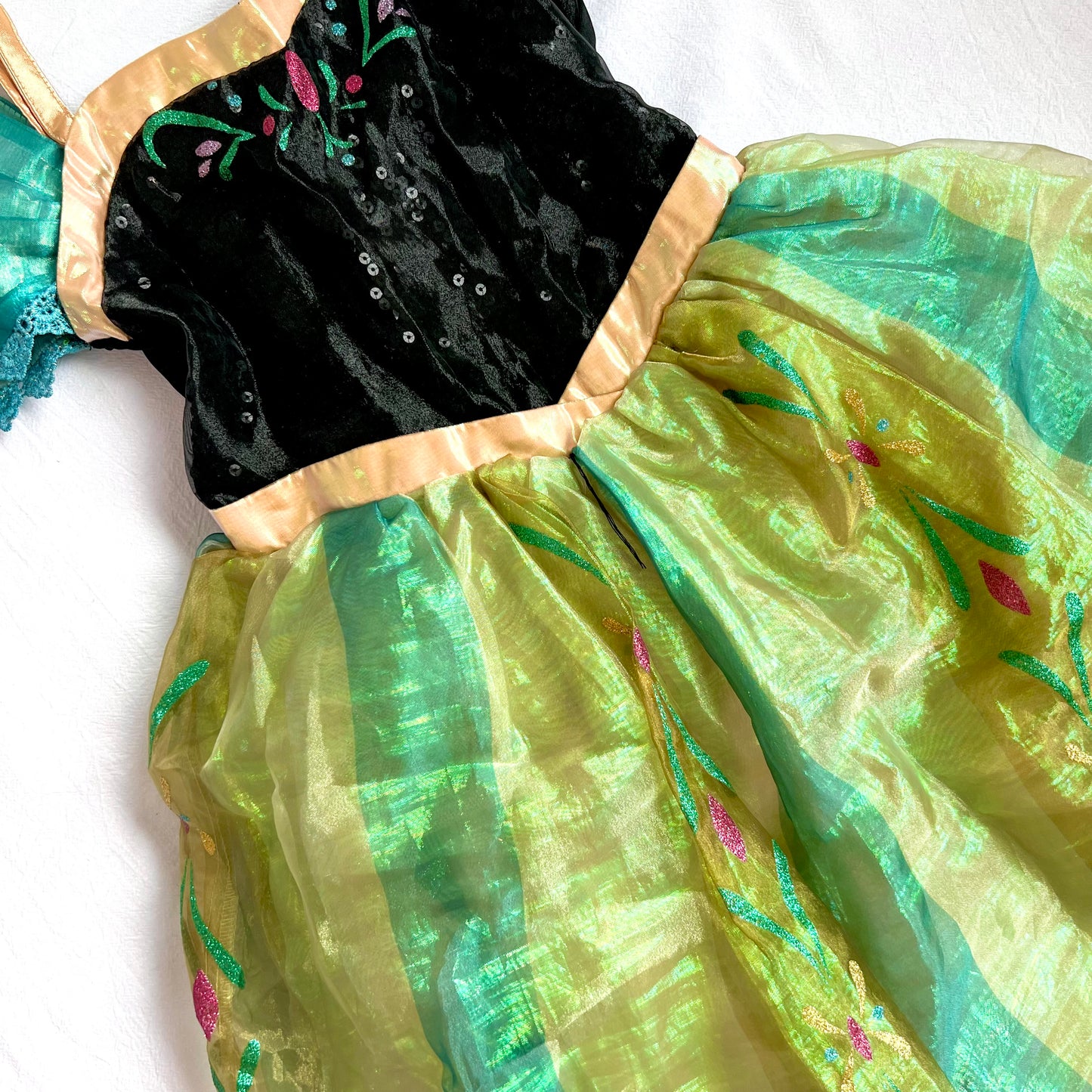(Pre-loved) Disney Costume Anna Dress 迪士尼安娜公主裙 5/6Y