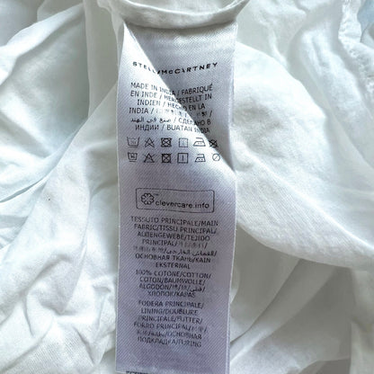 (Pre-loved) Stella McCartney White Scalloped Cotton Dress 彩色扇形刺繡裙 10Y