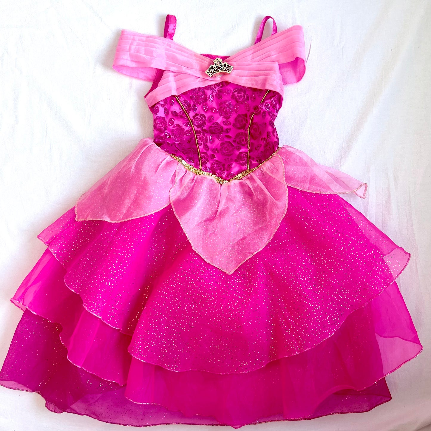 (Pre-loved) Disney Costume Aurora Dress 迪士尼睡公主裙 5/6 (已去除標籤)