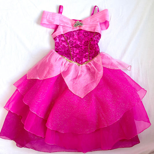 (Pre-loved) Disney Costume Aurora Dress 迪士尼睡公主裙 5/6 (已去除標籤)