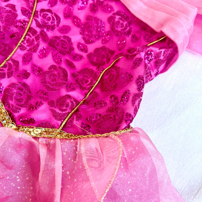 (Pre-loved) Disney Costume Aurora Dress 迪士尼睡公主裙 5/6 (已去除標籤)