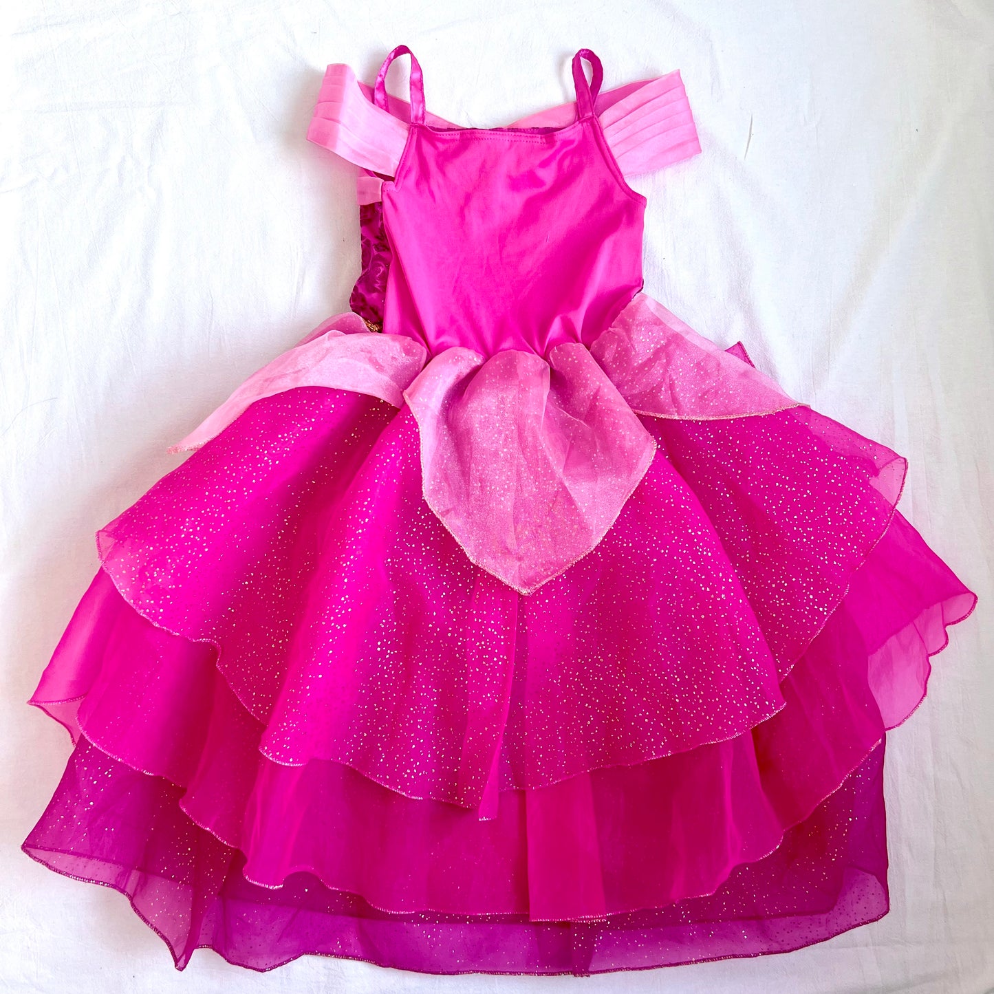 (Pre-loved) Disney Costume Aurora Dress 迪士尼睡公主裙 5/6 (已去除標籤)