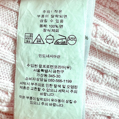 (Pre-loved) Polo Ralph Lauren Pink Cardigan 女童粉紅色開襟衫4Y
