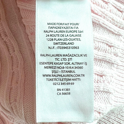 (Pre-loved) Polo Ralph Lauren Pink Cardigan 女童粉紅色開襟衫4Y
