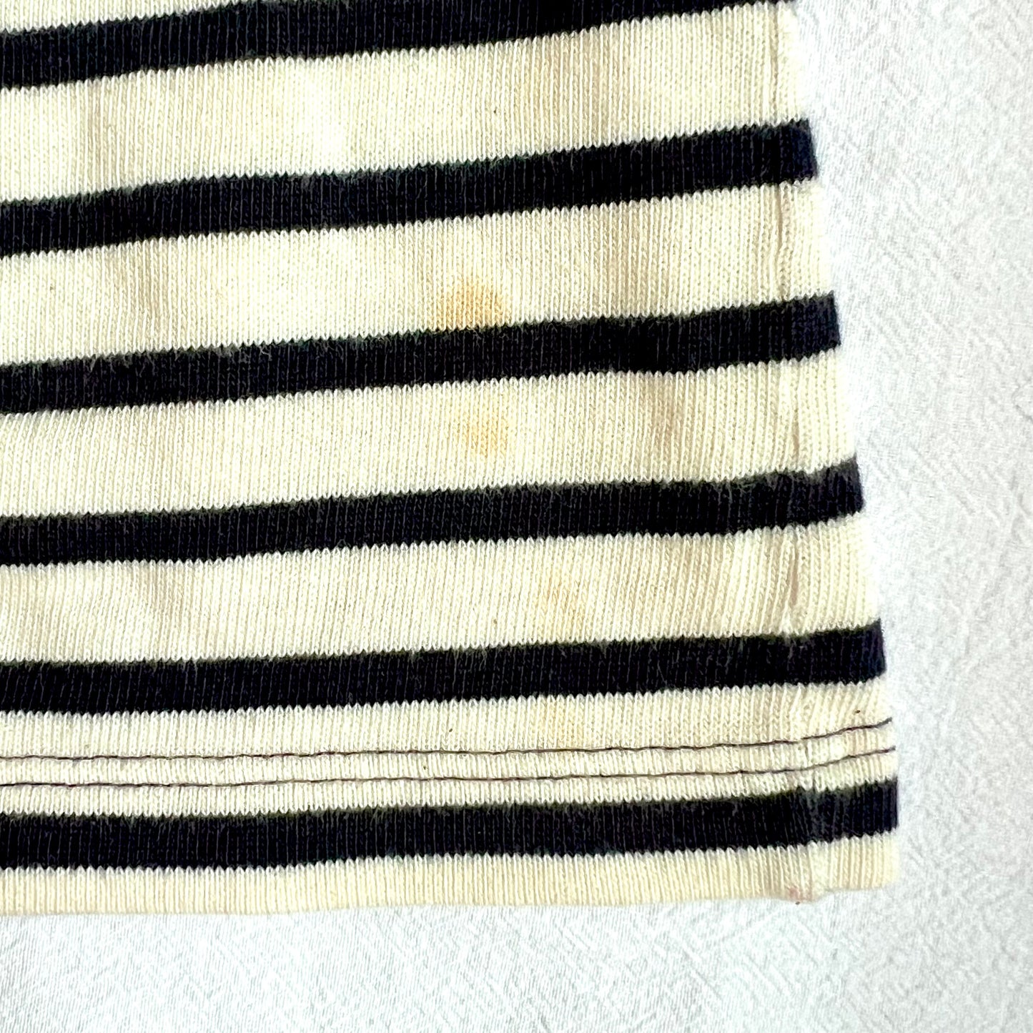 (Pre-loved) Petite Bateau Navy Striped Dress 深藍色短袖間條裙 4Y