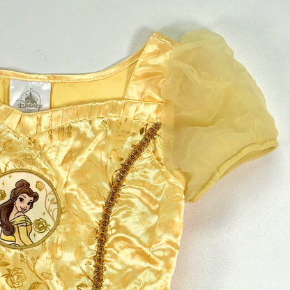 (Pre-loved) Disney day dress Bell, Beauty and the Beast 迪士尼美女與野獸貝兒公主裙 4Y