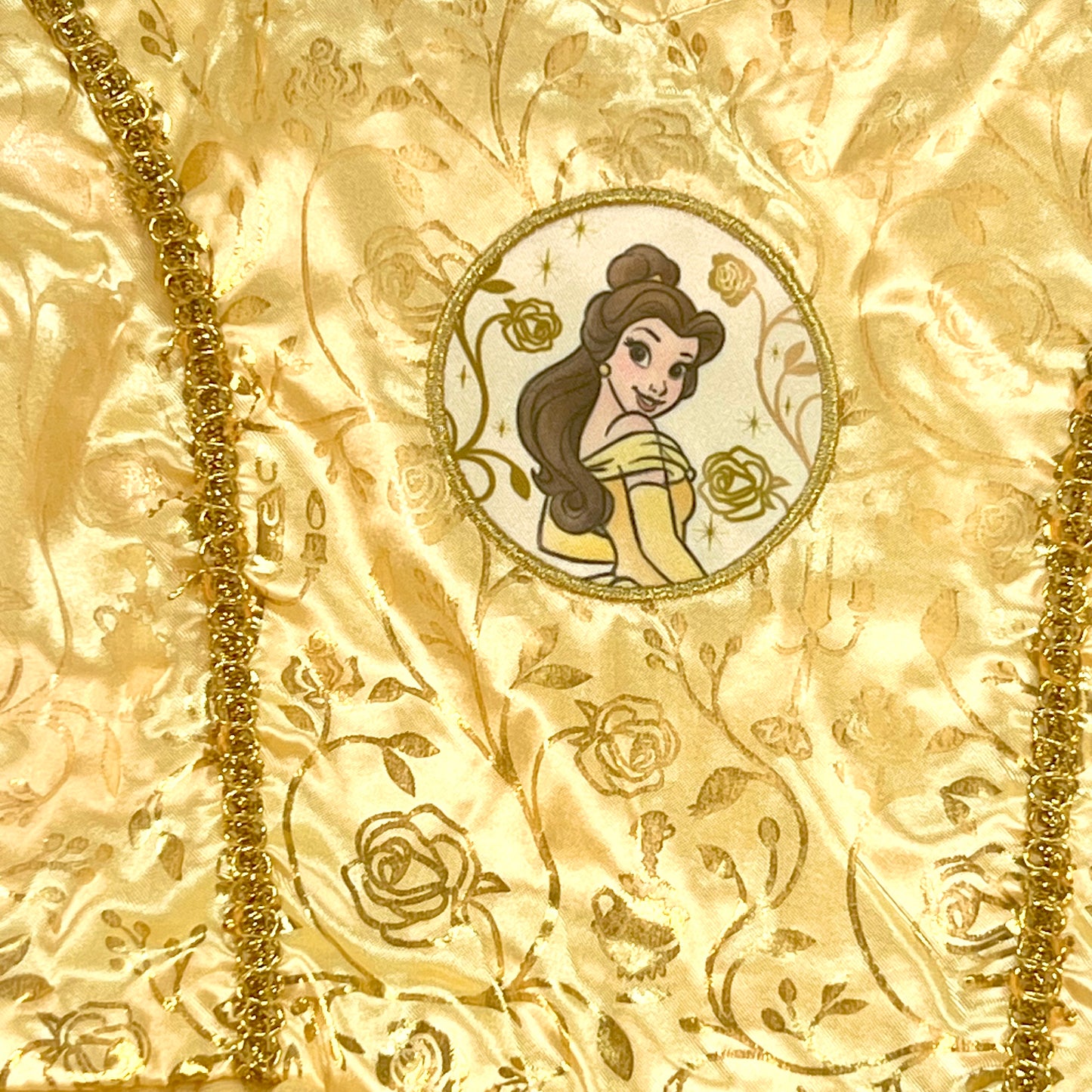 (Pre-loved) Disney day dress Bell, Beauty and the Beast 迪士尼美女與野獸貝兒公主裙 4Y