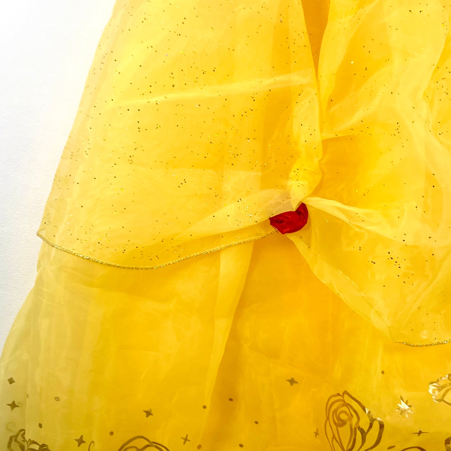 (Pre-loved) Disney Costume Beauty and the Beast Bell 迪士尼美女與野獸貝兒公主裙 5/6Y