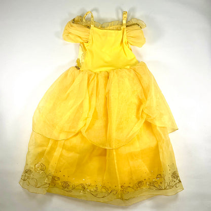 (Pre-loved) Disney Costume Beauty and the Beast Bell 迪士尼美女與野獸貝兒公主裙 5/6Y