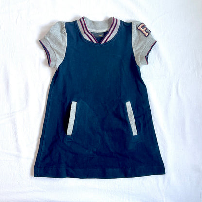 (Pre-loved) Fendi Short Sleeve Blue Dress 短袖藍色裙 3Y
