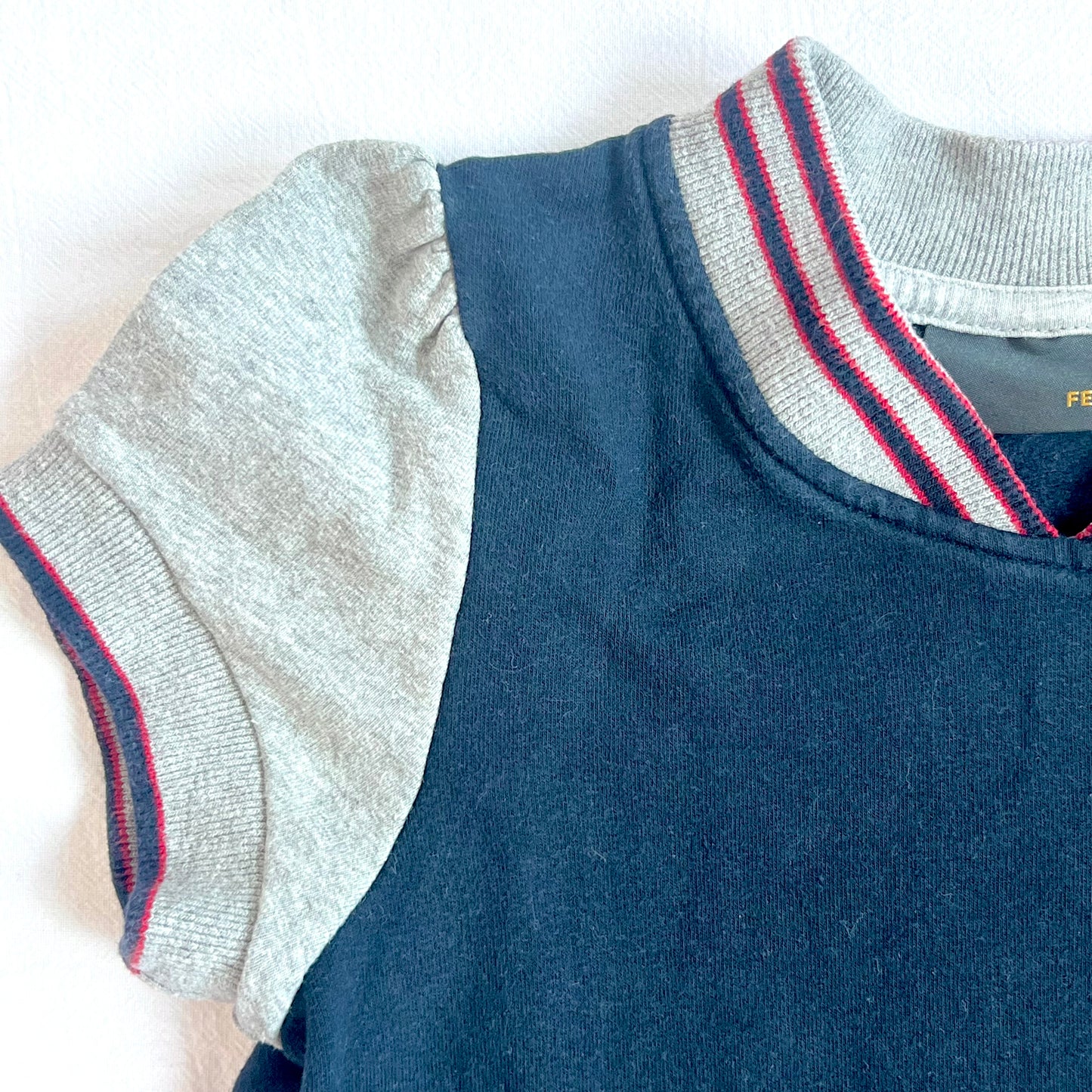 (Pre-loved) Fendi Short Sleeve Blue Dress 短袖藍色裙 3Y