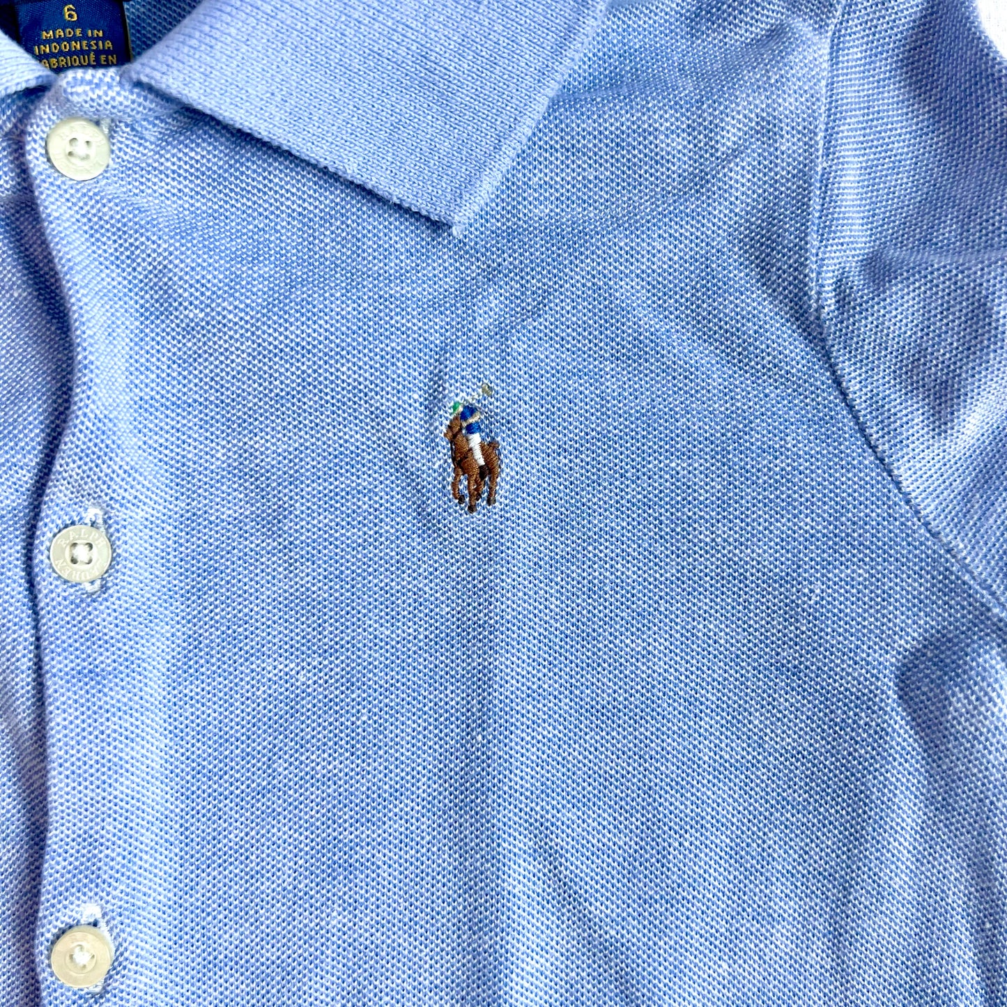 (Pre-loved) Polo Ralph Lauren Denim Blue Sleeveless Dress 女童藍色無袖連身裙 6Y