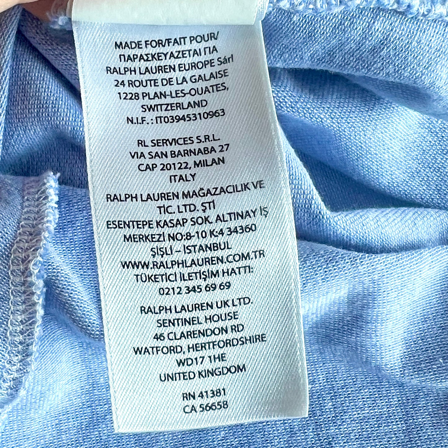 (Pre-loved) Polo Ralph Lauren Denim Blue Sleeveless Dress 女童藍色無袖連身裙 6Y