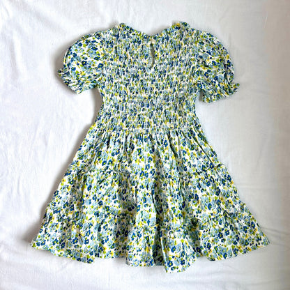 (Pre-loved) Polo Ralph Lauren Girls' Alma Floral Faux-Wrap Jersey Dress 女童短袖印花裙 4Y