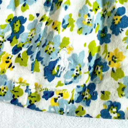 (Pre-loved) Polo Ralph Lauren Girls' Alma Floral Faux-Wrap Jersey Dress 女童短袖印花裙 4Y