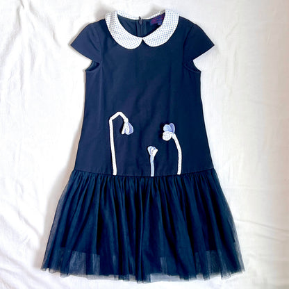 (Pre-loved) Nicholas & Bears Navy Tulle Dress 薄紗無袖連身裙 6Y