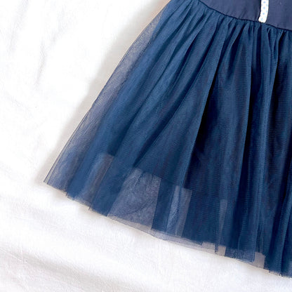 (Pre-loved) Nicholas & Bears Navy Tulle Dress 薄紗無袖連身裙 6Y