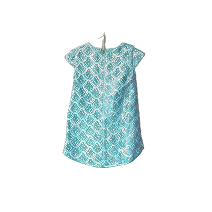 (Pre-loved) Disney BBB Mermaid Day Dress 迪士尼珠片公主美人魚連身裙 5/6Y