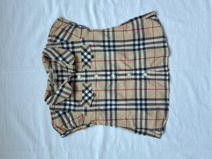 (Pre-loved) Burberry Short Sleeve Shirt Long Pants 女童短袖襯衫長褲 3Y 98