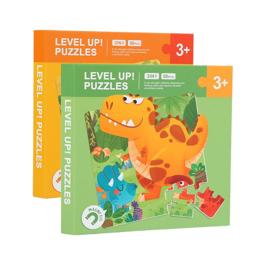 3-in-1 Magnetic Puzzle 兒童三合一磁性拼圖