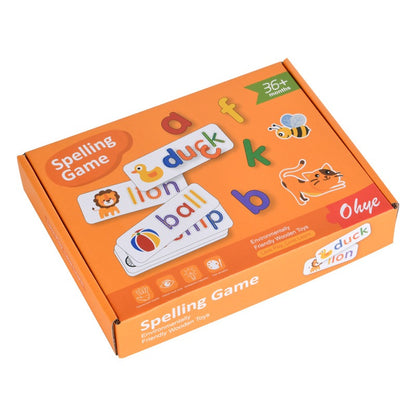 Educational Toys Spelling Word Game 兒童字母學習閃卡套裝