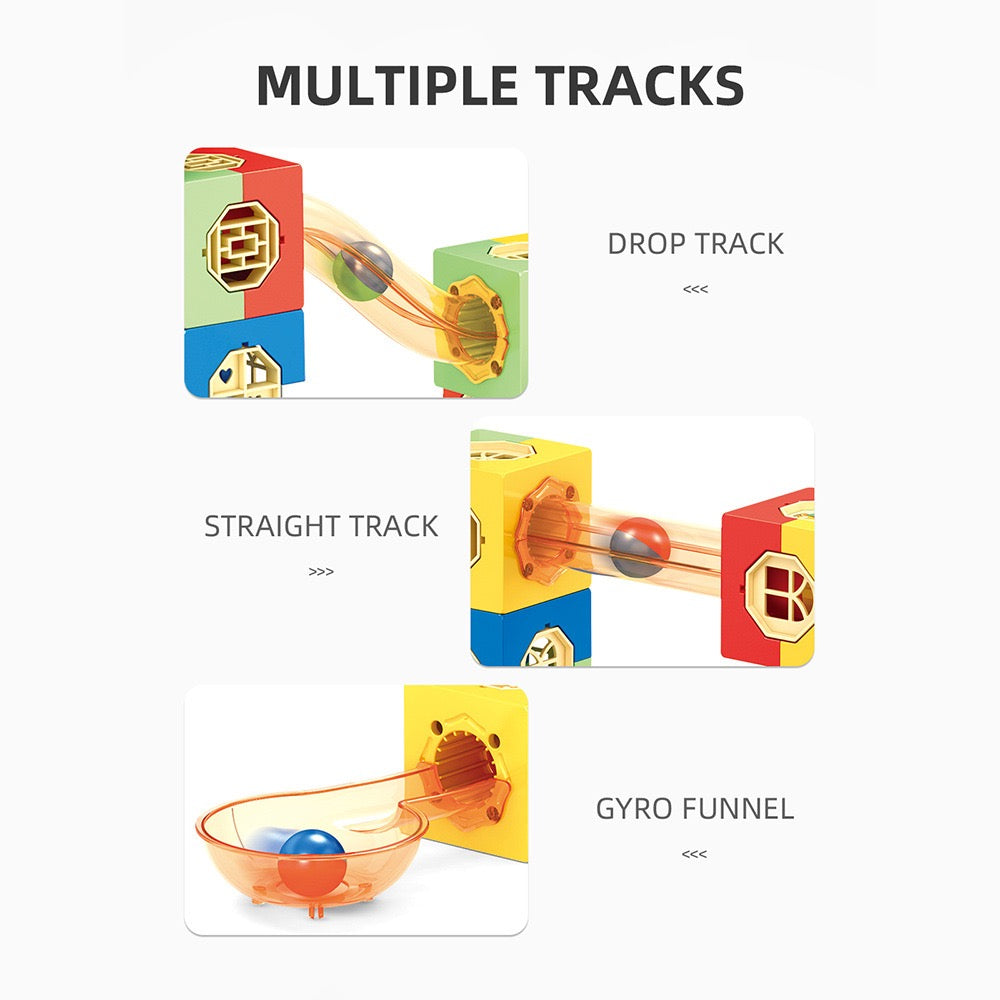 Marble Truck Toy 兒童創意滾球軌道積木套裝