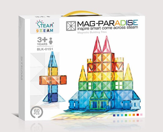 Mag Paradise Magnetic Tiles Kids Toys 磁力片積木兒童玩具
