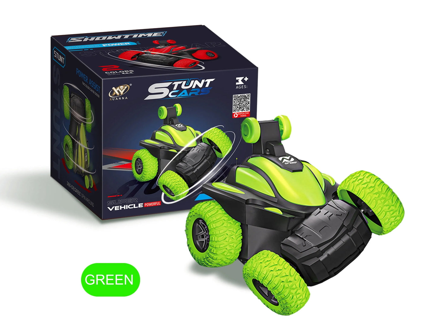 Stunt Cars Electric Vehicle 旋轉遙控特技翻斗車