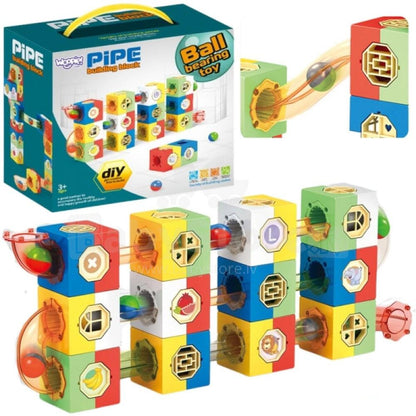 Marble Truck Toy 兒童創意滾球軌道積木套裝