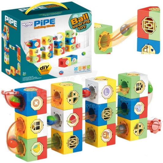 Marble Truck Toy 兒童創意滾球軌道積木套裝