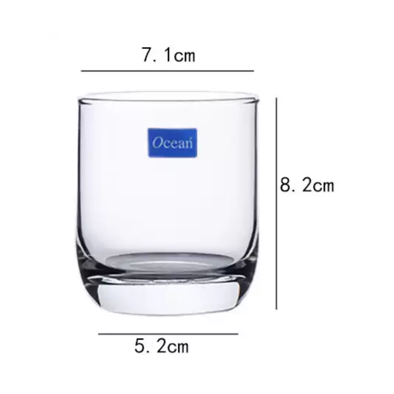 220ml Clear Glass Tumbler 泰國透明弧底玻璃杯