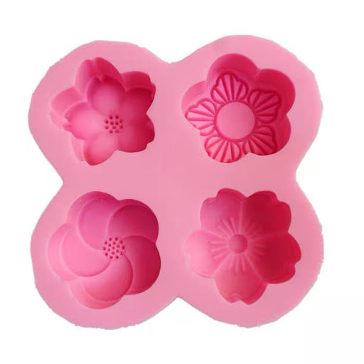 Four Sakura Flower Mold 四連櫻花模具