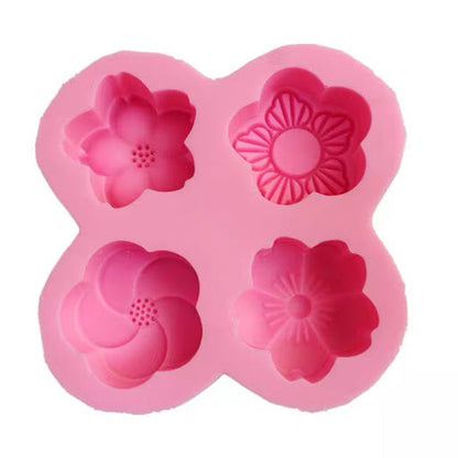 Four Sakura Flower Mold 四連櫻花模具