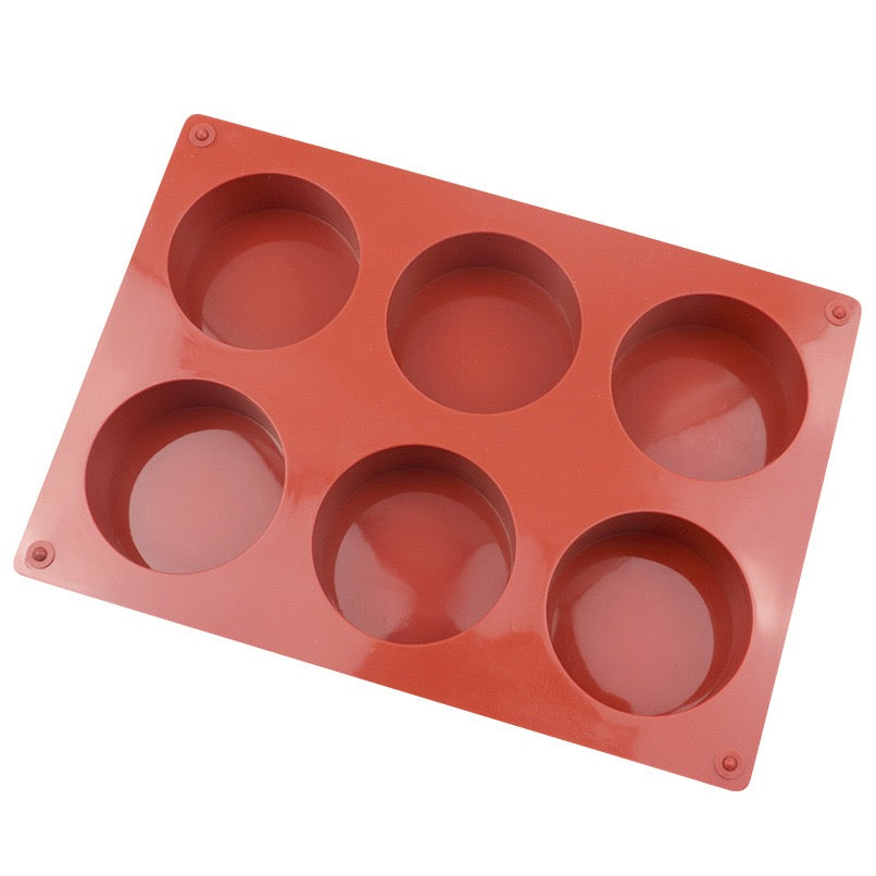 Mini Cake Base Mold 6連迷你圓盤蛋糕模具