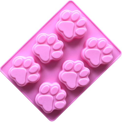 Cat Paws Base Mold 6連貓掌模具